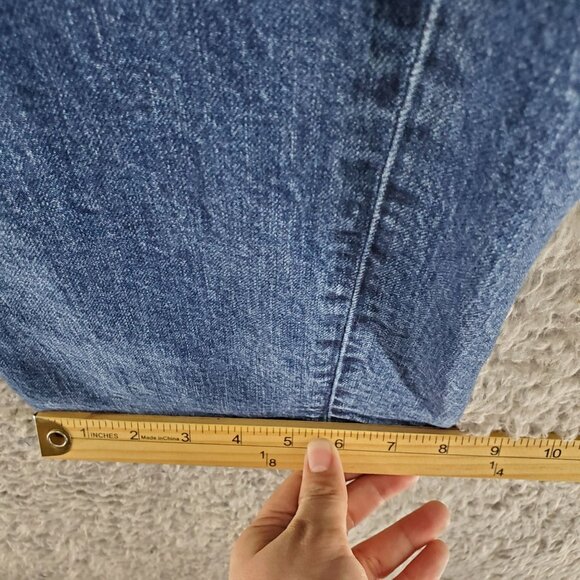 American Eagle Outfitters Jeans Mens 33x34 Blue Relaxed Straight Flex - Picture 8 of 10